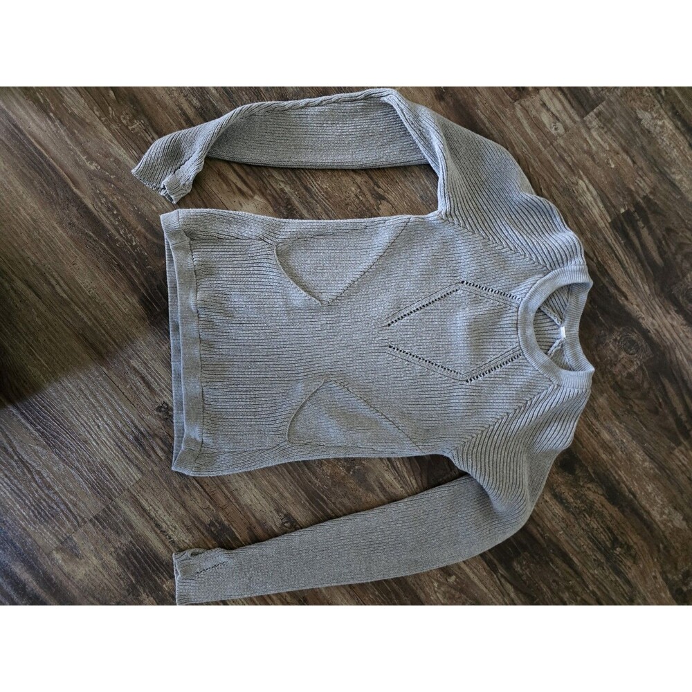 Lululemon "The Sweater The Better " Gray Knit Crew Neck Long Sleeve Sweater Xs